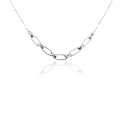 Collier Argent Blanc Stan-Histoire d'Or Discount