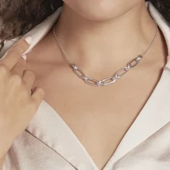 Collier Argent Blanc Stan-Histoire d'Or Discount