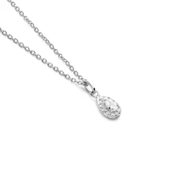 Histoire d'Or Collier Argent Blanc Tania Oxydes De Zirconium