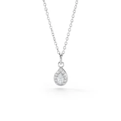 Histoire d'Or Collier Argent Blanc Tania Oxydes De Zirconium