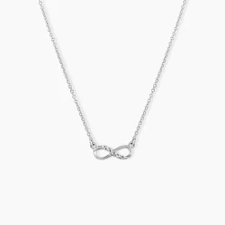 Histoire d'Or Collier Argent Blanc Teoxane
