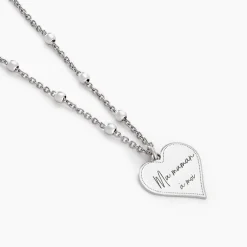 Collier Argent Blanc Valerien-Histoire d'Or