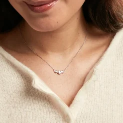 Collier Argent Blanc Winter Sweetness Oxyde De Zirconium-Histoire d'Or