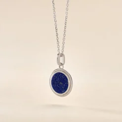 Histoire d'Or Collier Argent Blanc Zea Lapis Lazulis