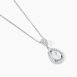 Histoire d'Or Collier Argent Blanc Zelie Oxyde De Zirconium