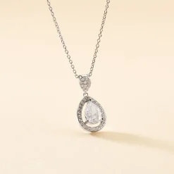 Histoire d'Or Collier Argent Blanc Zelie Oxyde De Zirconium