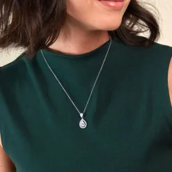 Histoire d'Or Collier Argent Blanc Zelie Oxyde De Zirconium