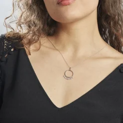 Histoire d'Or Collier Argent Charon Oxyde