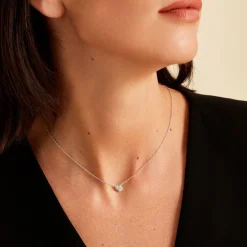 Collier Argent Dounyo Oxydes De Zirconium-Histoire d'Or Best