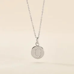 Collier Argent Eugenien Oxydes De Zirconium-Histoire d'Or Sale