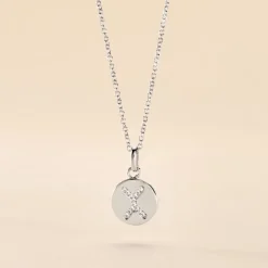Collier Argent Eugenien Oxydes De Zirconium-Histoire d'Or Best