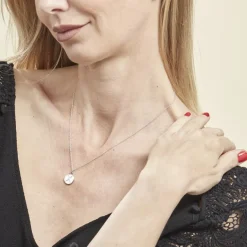 Collier Argent Eugenien Oxydes De Zirconium-Histoire d'Or Best