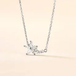 Histoire d'Or Collier Argent Florencio Oxydes De Zirconium