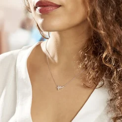 Histoire d'Or Collier Argent Florencio Oxydes De Zirconium