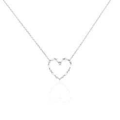 Histoire d'Or Collier Argent Gaucher Oxydes De Zirconium