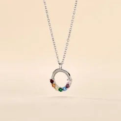 Histoire d'Or Collier Argent Giustino Oxydes De Zirconium