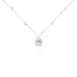 Histoire d'Or Collier Argent Glad Perles De Culture Nacre Oxydes De Zirconium