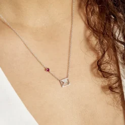 Histoire d'Or Collier Argent Gurvana Oxydes De Zirconium