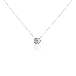 Collier Argent Haile Oxydes De Zirconium-Histoire d'Or Best