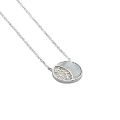 Collier Argent Haile Oxydes De Zirconium-Histoire d'Or Best
