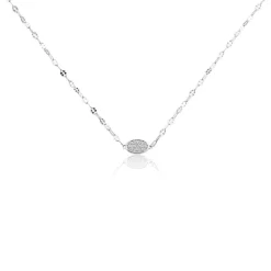Collier Argent Lars Oxyde De Zirconium-Histoire d'Or Online