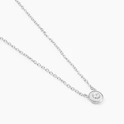 Collier Argent Laureano Oxydes De Zirconium-Histoire d'Or Clearance