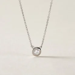 Collier Argent Laureano Oxydes De Zirconium-Histoire d'Or Clearance