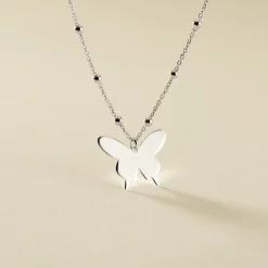 Histoire d'Or Collier Argent Lauree