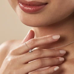 Histoire d'Or Collier Argent Laureto Oxydes De Zirconium