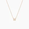 Histoire d'Or Collier Argent Rose Anne-lise Oxyde De Zirconium