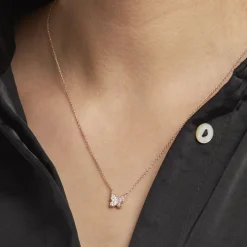 Histoire d'Or Collier Argent Rose Anne-lise Oxyde De Zirconium