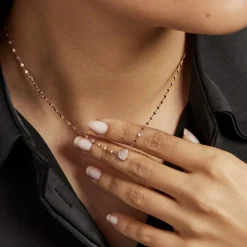 Histoire d'Or Collier Argent Rose Varinia Oxydes De Zirconium