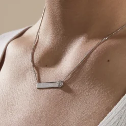 Collier Argent Rosule Oxydes De Zirconium-Histoire d'Or Best