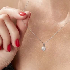 Histoire d'Or Collier Argent Sido Oxydes De Zirconium