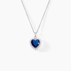 Histoire d'Or Collier Argent Sphinx Pierre