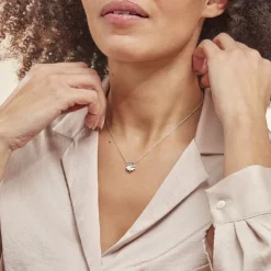 Collier Argent Tancrede Oxydes De Zirconium-Histoire d'Or New