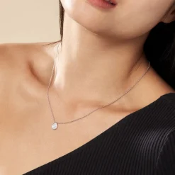 Histoire d'Or Collier Argent Tricoria Oxydes De Zirconium