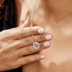 Histoire d'Or Collier Argent Ursicin Glitter