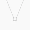 Collier Argent Vivence Oxydes De Zirconium-Histoire d'Or New