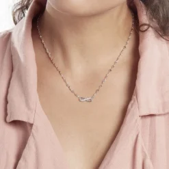 Histoire d'Or Collier Argent Wendel Oxydes De Zirconium