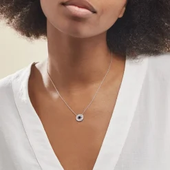 Collier Argent Winston Oxydes De Zirconium-Histoire d'Or