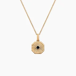 Collier Arlo Plaque Or Jaune Spinelle-Histoire d'Or