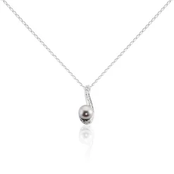 Collier Armance Argent Blanc Perle D'imitation Oxyde-Histoire d'Or Best