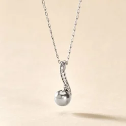 Collier Armance Argent Blanc Perle D'imitation Oxyde-Histoire d'Or Best