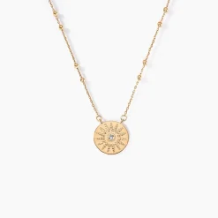 Collier Artea Plaqué Or Jaune Oxyde De Zirconium-Histoire d'Or Best