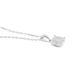 Collier Artemis Or Blanc Diamant-Histoire d'Or New
