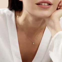 Collier Artemis Or Blanc Diamant-Histoire d'Or New