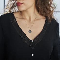 Histoire d'Or Collier Astr Argent Oxydes De Zirconium