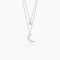 Collier Astre Argent Blanc Oxyde De Zirconium-Histoire d'Or New