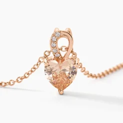 Histoire d'Or Collier Atieno Argent Rose Oxyde De Zirconium